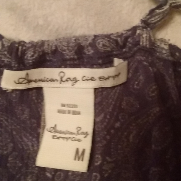 American Rag navy floral camisole top size Medium - Picture 3 of 4